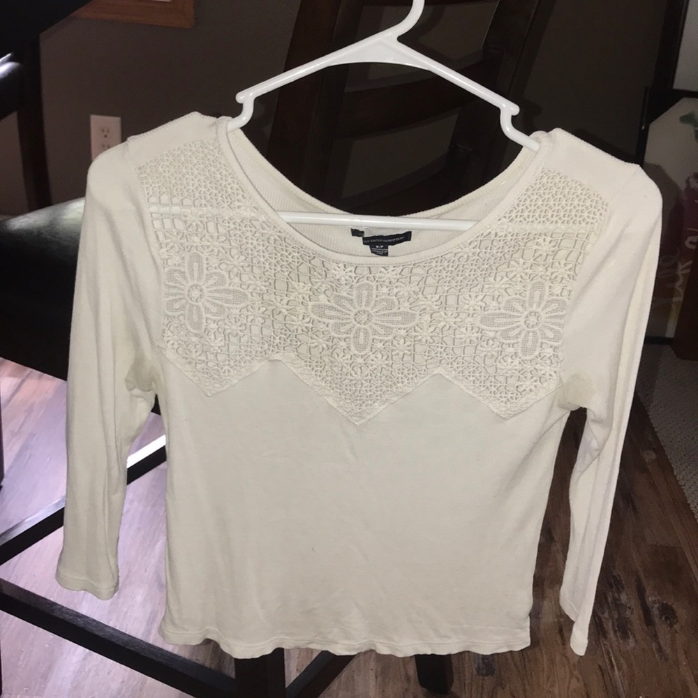 American Eagle crop long sleeve